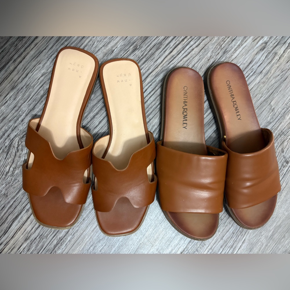 Womens Brown Sandal Bundle Size 7.5